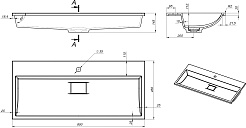 Stella Polare Раковина Арта 80 черная – фотография-3